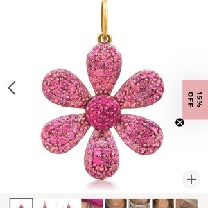 ISO sapphire charm by Ashleigh Bergman